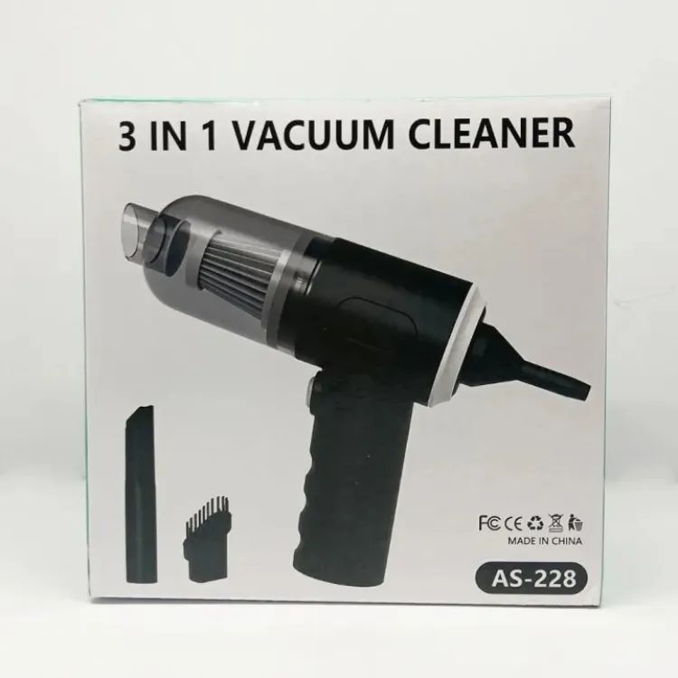 3 In 1 Portable Car Vacuum Cleaner and air Blower